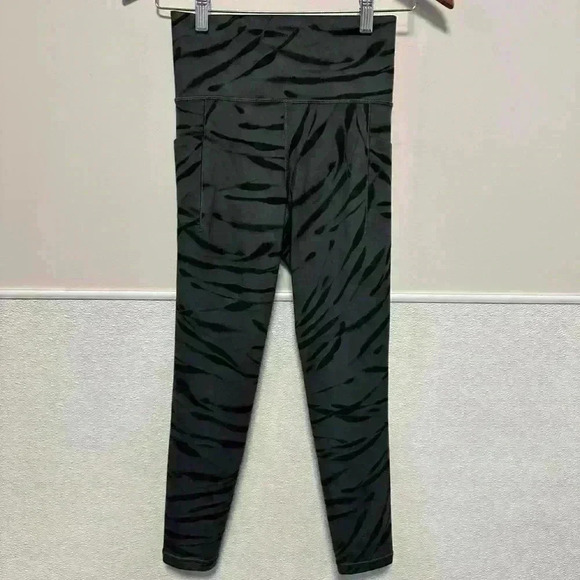 Athleta Pants - Athleta Leggings, Extra Small, Grey & Black